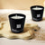 Aromencia Relax - Wild Fig and Vanilla Natural Soy Wax Scented Candles - Set of 2