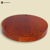 Aromencia Mango Wood Handmade Round Serving Trays with Handles – Set of 3