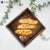 Aromencia Mango Wood Handmade Square Serving Trays with Handles - Set of 2